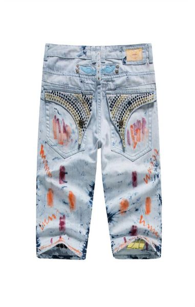 2016 new arrival summer designer men039s robin wears pants crystal denim jeans whole blue shorts 30429045581
2016 new arrival summer designer men039s robin wears pants crystal denim jeans whole blue shorts 30429045581