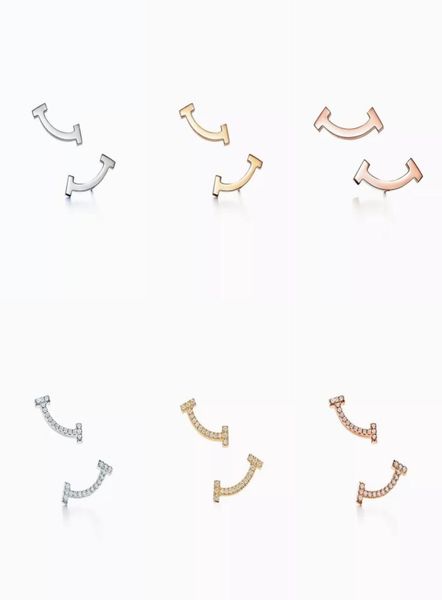 t design smile stud earrings charm love earrings 925 sterlling silver 18k gold plated jewelry fashion classic luxury brand valenti4058251, Golden
t design smile stud earrings charm love earrings 925 sterlling silver 18k gold plated jewelry fashion classic luxury brand valenti4058251, Golden