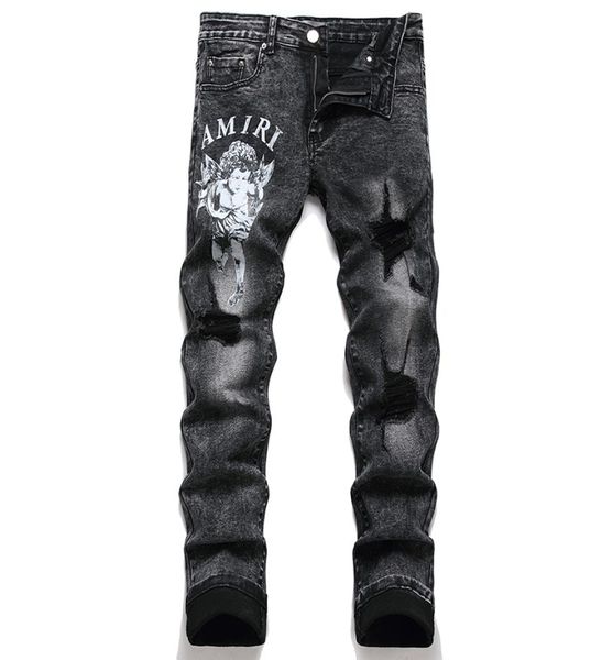 fashion printed letter men039s jeans ripped patch denim pants men embroidered skinny jeans male casual streetwear trousers4345008, Blue
fashion printed letter men039s jeans ripped patch denim pants men embroidered skinny jeans male casual streetwear trousers4345008, Blue