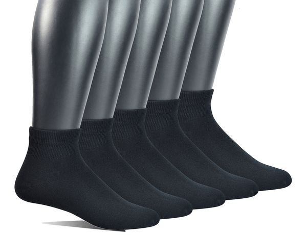 men's socks men socks 5 pairs bamboo non-binding flat-knit ankle diabeticdress socks with seamless toebig and tall available 230710, Black
men's socks men socks 5 pairs bamboo non-binding flat-knit ankle diabeticdress socks with seamless toebig and tall available 230710, Black