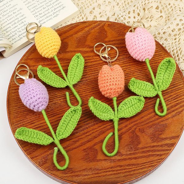 unique kniiting bouquet keychains for women cute knitted weaved flower keychains for car keys knitted tulips keyrings wholesale, Silver
unique kniiting bouquet keychains for women cute knitted weaved flower keychains for car keys knitted tulips keyrings wholesale, Silver