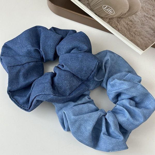 korean woman big retro american denim elastics hair band blue color scrunchies ladies fashion ponytail holder hair accessories, Slivery;white
korean woman big retro american denim elastics hair band blue color scrunchies ladies fashion ponytail holder hair accessories, Slivery;white