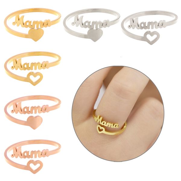 wedding rings fashion letter ring mama gifts aadjustable opening stainless steel jewelry mom 230710, Slivery;golden
wedding rings fashion letter ring mama gifts aadjustable opening stainless steel jewelry mom 230710, Slivery;golden