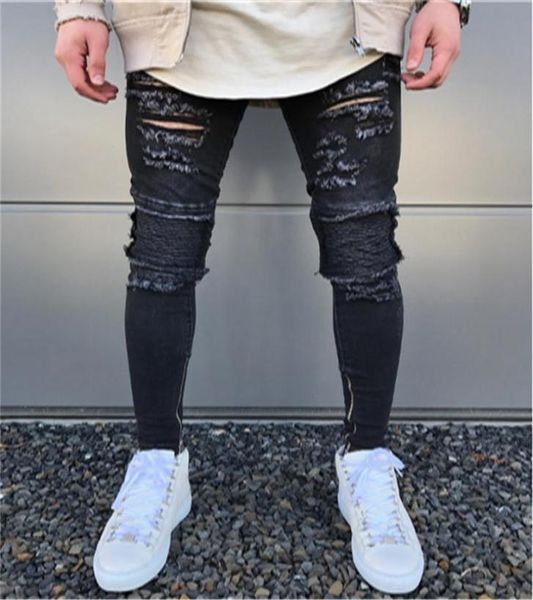 men039s fashion microbomb slim motorcycle jeans hip hop men washed torn jeans zipper designer black jean2212916, Blue
men039s fashion microbomb slim motorcycle jeans hip hop men washed torn jeans zipper designer black jean2212916, Blue