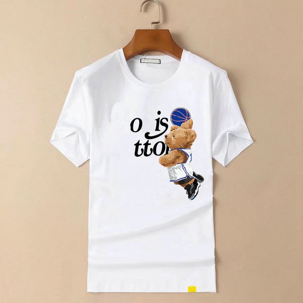 spring/summer 2023 high street casual men's brown bear t-shirt slim fit short sleeve cotton breathable t-shirt r luxury monogram print, White;black
spring/summer 2023 high street casual men's brown bear t-shirt slim fit short sleeve cotton breathable t-shirt r luxury monogram print, White;black