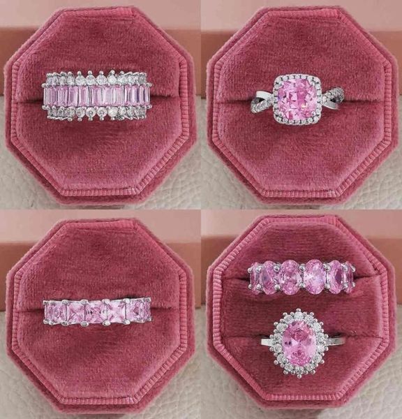 2021 new luxury fashion 925 sterling silver pink engagement wedding band eternity ring for women christmas gift love jewelry z2 x03891588, Slivery;golden
2021 new luxury fashion 925 sterling silver pink engagement wedding band eternity ring for women christmas gift love jewelry z2 x03891588, Slivery;golden