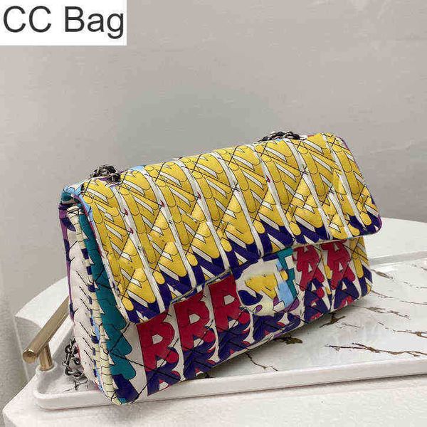 cc bag shopping bags designer flap quilted rainbow alphabet lambskin classic check silver metal chain button shoulder luxury ladies trend cr
cc bag shopping bags designer flap quilted rainbow alphabet lambskin classic check silver metal chain button shoulder luxury ladies trend cr