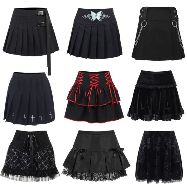 women's jumpsuits rompers punk harajuku mini skirt y2k grunge gothic black lace high waist pleated aline 90s vintage women egirl clothe, Black;white
women's jumpsuits rompers punk harajuku mini skirt y2k grunge gothic black lace high waist pleated aline 90s vintage women egirl clothe, Black;white