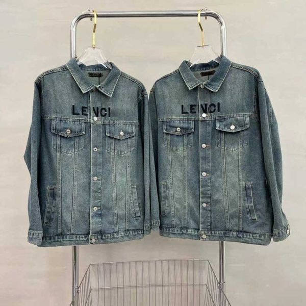 tide brand denim jacket letter embroidered denim coat designer jackets men women lapel cardigan loose long sleeved top, Black;brown
tide brand denim jacket letter embroidered denim coat designer jackets men women lapel cardigan loose long sleeved top, Black;brown