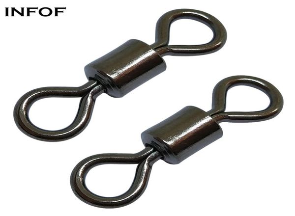 f2001 500pcslot rolling barrel fishing swivel black nickle fishing hook line connector fishing tackle accessories 30lb to 335lb6010284
f2001 500pcslot rolling barrel fishing swivel black nickle fishing hook line connector fishing tackle accessories 30lb to 335lb6010284