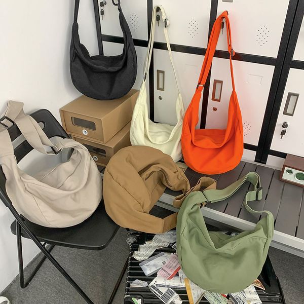 evening bags messenger bags crescent women dumpling bag solid color simple fashion japanese style casual large capacity for weekend vacation
evening bags messenger bags crescent women dumpling bag solid color simple fashion japanese style casual large capacity for weekend vacation