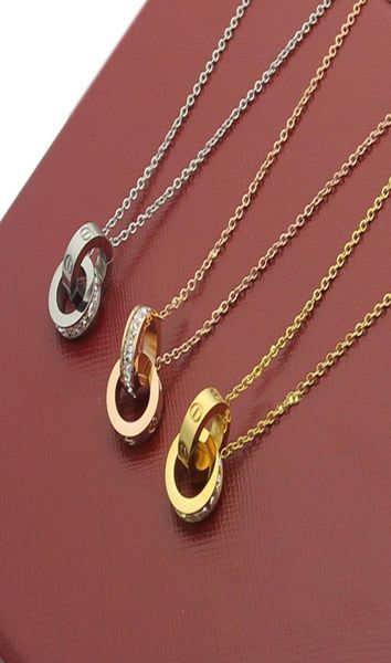 2019 whole gold plated double rings pendant necklace choker 316l stainless steel two circle rings necklace jewelry for women9606831, Silver
2019 whole gold plated double rings pendant necklace choker 316l stainless steel two circle rings necklace jewelry for women9606831, Silver