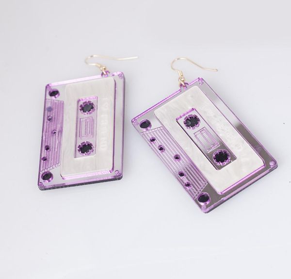 creative fashion night club cassette drop earrings personality acrylic tape earrings for women party exaggerated ear jewelry9029185, Silver
creative fashion night club cassette drop earrings personality acrylic tape earrings for women party exaggerated ear jewelry9029185, Silver