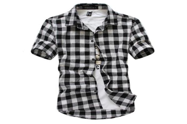 2020 new fashion plaid shirt casual men short sleeve high collar chemise homme vintage shirt men clothing8138370, White;black
2020 new fashion plaid shirt casual men short sleeve high collar chemise homme vintage shirt men clothing8138370, White;black