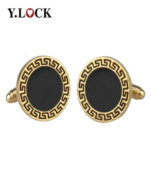 cuff links vintage decorative pattern cufflinks black enamel epoxy round plated golden men cufflinks festival gift whole custo3593165, Silver
cuff links vintage decorative pattern cufflinks black enamel epoxy round plated golden men cufflinks festival gift whole custo3593165, Silver
