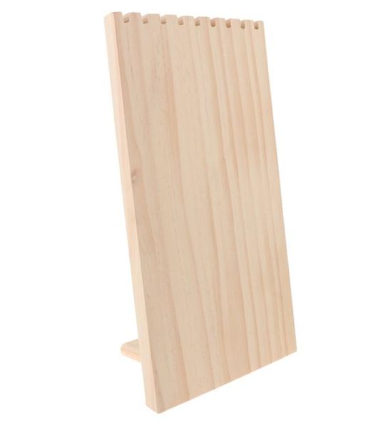 unfinished wood jewelry necklace pendant display stand holder rack 9 hooks for necklace pendant chain bracelet mx2008105517109, Black
unfinished wood jewelry necklace pendant display stand holder rack 9 hooks for necklace pendant chain bracelet mx2008105517109, Black