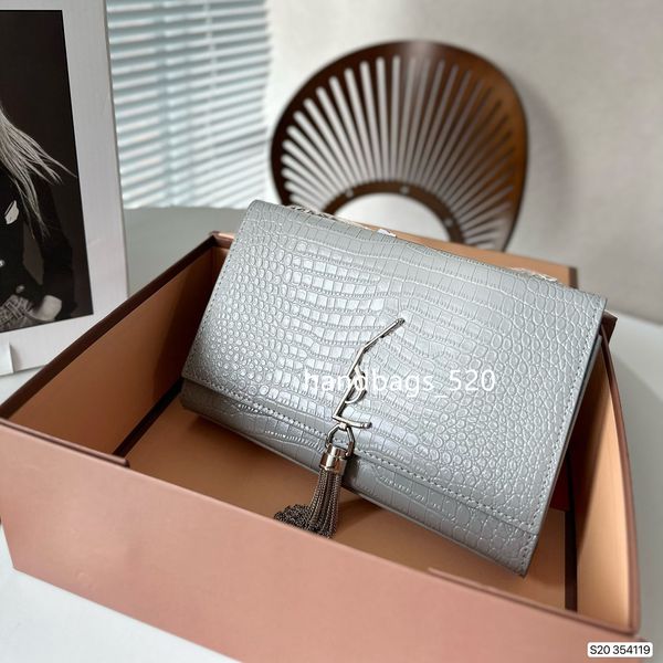 fashion bags for women alligator leather metal tassel designer chain handbag small shoulder messenger bag and wallets #354119
fashion bags for women alligator leather metal tassel designer chain handbag small shoulder messenger bag and wallets #354119
