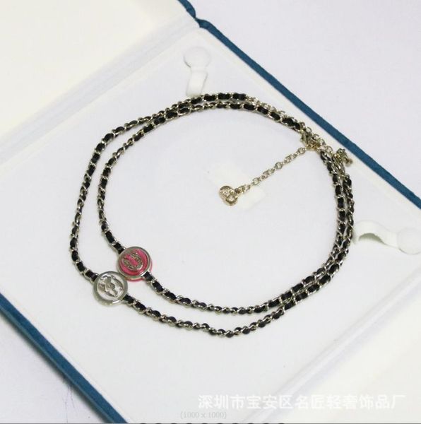 pendant necklaces european and american fashion designer brand jewelry round high-end resin leather necklace simple necklace luxury fashion, Silver
pendant necklaces european and american fashion designer brand jewelry round high-end resin leather necklace simple necklace luxury fashion, Silver