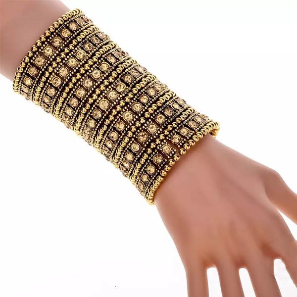 bangle classic fashion antique alloy bracelet elastic set with crystal wide 230710, Black
bangle classic fashion antique alloy bracelet elastic set with crystal wide 230710, Black