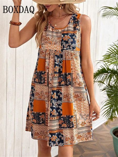 basic casual dresses 2023 summer dresse vintage plaid print aline dress elegant trend sleeveless beach style tank female vestido 230710, Black;gray
basic casual dresses 2023 summer dresse vintage plaid print aline dress elegant trend sleeveless beach style tank female vestido 230710, Black;gray