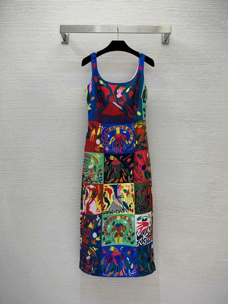 23ss summer dresses women dress womens designer clothing runway color contrast roman print slim camisole dress women clothes, Black;gray
23ss summer dresses women dress womens designer clothing runway color contrast roman print slim camisole dress women clothes, Black;gray