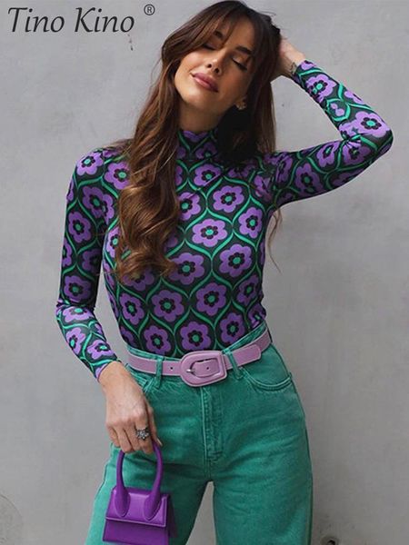 women's t-shirt floral print women t shirt long sleeve stand collar fashion y2k female t-shirt elastic vintage slim t-shirts turtleneck, White
women's t-shirt floral print women t shirt long sleeve stand collar fashion y2k female t-shirt elastic vintage slim t-shirts turtleneck, White