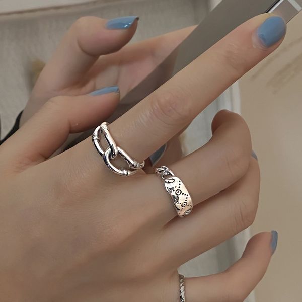 wedding rings retro distressed knotted open ring for women stylish hong kong style simple cold all match kuchao chain personalized 230710, Slivery;golden
wedding rings retro distressed knotted open ring for women stylish hong kong style simple cold all match kuchao chain personalized 230710, Slivery;golden