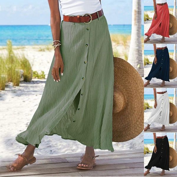 women s jumpsuits rompers fashion solid color button split mid waist long skirt beachwear causal package hip a line 230711, Black;white
women s jumpsuits rompers fashion solid color button split mid waist long skirt beachwear causal package hip a line 230711, Black;white