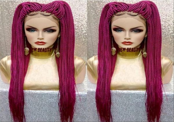 new blackpink red color crochet braided wig long box braids full lace front wig synthetic braiding hair for black women2063560
new blackpink red color crochet braided wig long box braids full lace front wig synthetic braiding hair for black women2063560