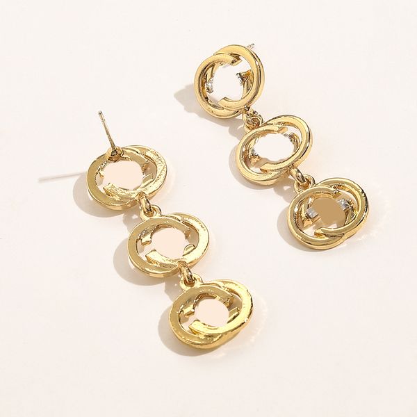 designer luxury jewelry fashion simple studs long earrings classic fashion trend accessories retro earrings, Golden;silver
designer luxury jewelry fashion simple studs long earrings classic fashion trend accessories retro earrings, Golden;silver
