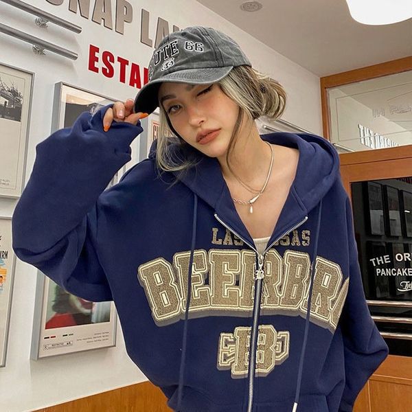women's hoodies sweatshirts letter printing women high street loosesimple vintage hoodie casual long sleeve sweatshirt clothes 230711, Black
women's hoodies sweatshirts letter printing women high street loosesimple vintage hoodie casual long sleeve sweatshirt clothes 230711, Black