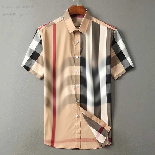 designer mens casual shirt burbrerys mens camisas de hombre fashion geometric check print short sleeved lapel business versatile m-3xl, White;black
designer mens casual shirt burbrerys mens camisas de hombre fashion geometric check print short sleeved lapel business versatile m-3xl, White;black