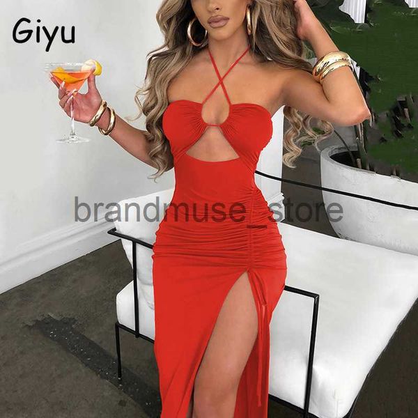 basic casual dresses giyu bodycon dresses women 2023 summer club party hollow out vestidos elegant halter backless drawstring ruched long dr, Black;gray
basic casual dresses giyu bodycon dresses women 2023 summer club party hollow out vestidos elegant halter backless drawstring ruched long dr, Black;gray