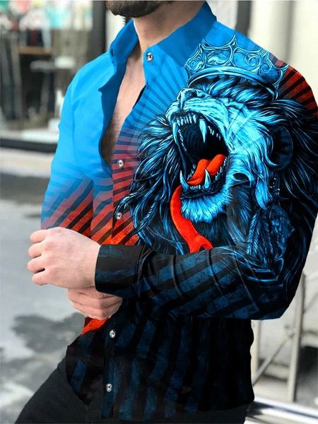men's dress shirts 2023 long sleeve 3d animal lapel button summer clothes for men up prom birthday fashion boyfriend s6xl 230710, White;black
men's dress shirts 2023 long sleeve 3d animal lapel button summer clothes for men up prom birthday fashion boyfriend s6xl 230710, White;black