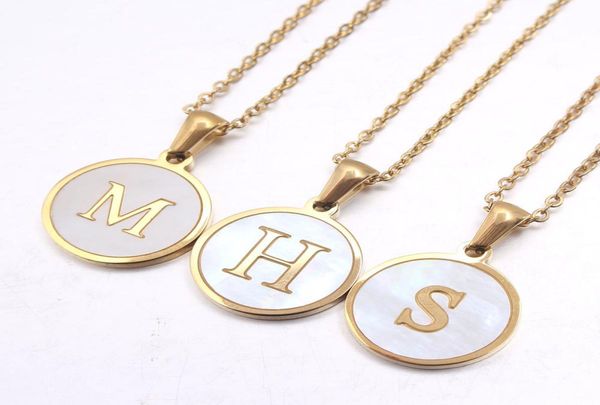 luxury gold color 26 letter necklaces alphabet shell pendant necklace fashion chain necklace for women men jewelry9316571, Silver
luxury gold color 26 letter necklaces alphabet shell pendant necklace fashion chain necklace for women men jewelry9316571, Silver