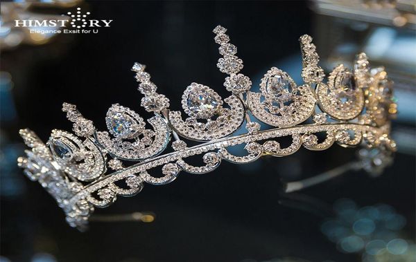 himstory noble beauty princess tiara cubic zircon wedding bridal crown rhinestone pageant crown for brides headbands y2008071285493, White;golden
himstory noble beauty princess tiara cubic zircon wedding bridal crown rhinestone pageant crown for brides headbands y2008071285493, White;golden