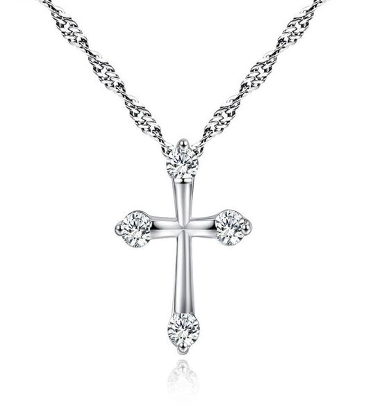 shy silver plated necklace jewelry women fashion cross cz crystal zircon rhinestone pendant necklaces christmas gift k54376400761
shy silver plated necklace jewelry women fashion cross cz crystal zircon rhinestone pendant necklaces christmas gift k54376400761
