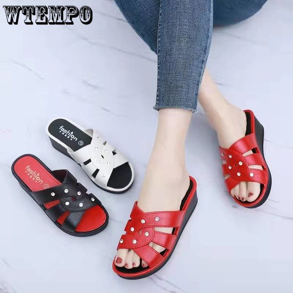 slippers wtempo women s summer pvc high heel thick bottom fashion home non slip soft wedge sandals wholesale drop l230710, Black
slippers wtempo women s summer pvc high heel thick bottom fashion home non slip soft wedge sandals wholesale drop l230710, Black
