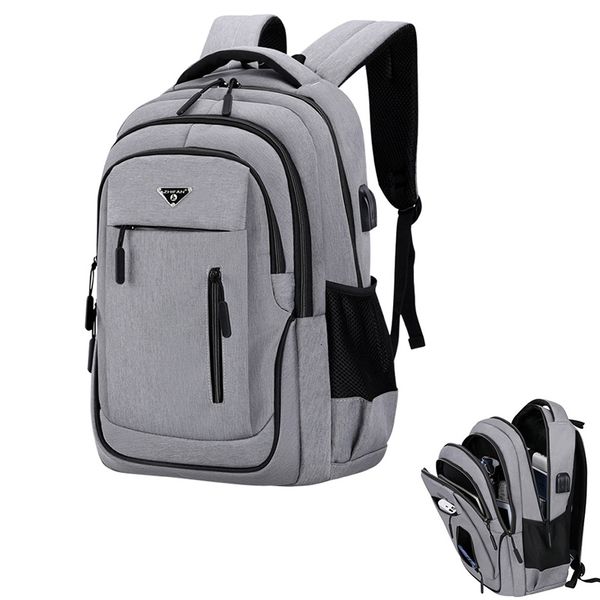 school bags big capacity men backpack lap156 oxford gray solid high teen college student back pack multifunctional bagpack 230710
school bags big capacity men backpack lap156 oxford gray solid high teen college student back pack multifunctional bagpack 230710