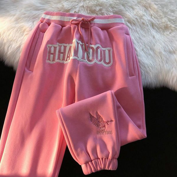 women's pants capris letter embroidery woman pants high street loose sweatpants women casual all-match beam feet streetwear women botto, Black;white
women's pants capris letter embroidery woman pants high street loose sweatpants women casual all-match beam feet streetwear women botto, Black;white