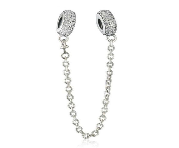 authentic 925 sterling silver sparkling crystal pave inspiration safety chain beads for diy brand bracelets jewelry accessories2005955, Black
authentic 925 sterling silver sparkling crystal pave inspiration safety chain beads for diy brand bracelets jewelry accessories2005955, Black