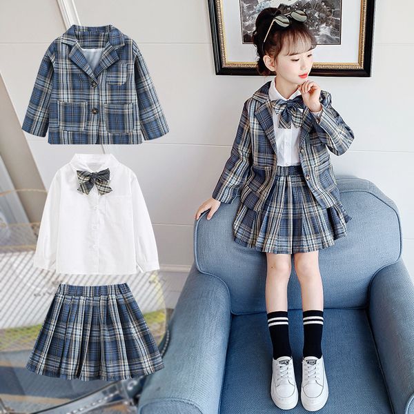 suits pleated skirt suit spring and autumn college style girls japanese three piece blue plaid blazer lb260 230711, Black
suits pleated skirt suit spring and autumn college style girls japanese three piece blue plaid blazer lb260 230711, Black