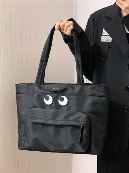 small student large capacity female new bag tote commuter leisure eyes smiling face bag canvas handbag
small student large capacity female new bag tote commuter leisure eyes smiling face bag canvas handbag