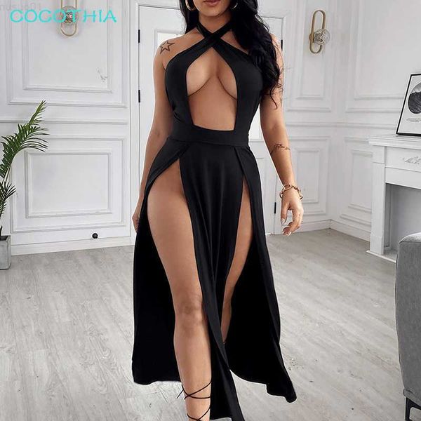 urban dresses cocothia new black irregular split bandage neck-mounted chest wrapping long dress lady fashion nightclub evening party vestido, White;black
urban dresses cocothia new black irregular split bandage neck-mounted chest wrapping long dress lady fashion nightclub evening party vestido, White;black