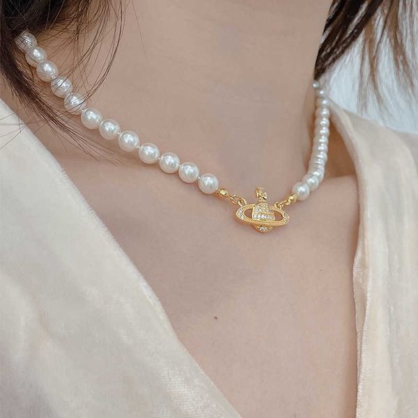 natural freshwater pearl necklace female empress dowager saturn collarbone versatile minority design high sense neck chain, Silver
natural freshwater pearl necklace female empress dowager saturn collarbone versatile minority design high sense neck chain, Silver