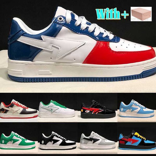 2023 bapestas shoes with box mens platform sneakers sta low nigo designer bathing apes shark black white grey pink green abc color camo blue
2023 bapestas shoes with box mens platform sneakers sta low nigo designer bathing apes shark black white grey pink green abc color camo blue