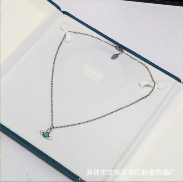 pendant necklaces european and american fashion designer brand jewelry new diamond inlaid saturn style necklace simple and versatile, Silver
pendant necklaces european and american fashion designer brand jewelry new diamond inlaid saturn style necklace simple and versatile, Silver