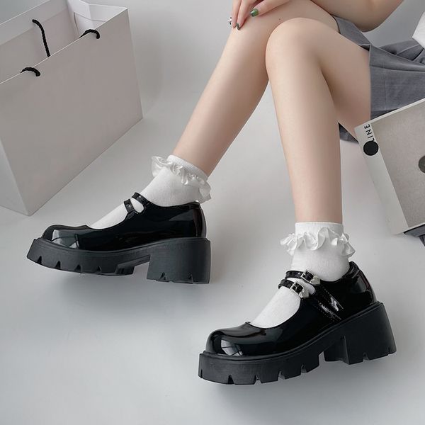 dress shoes rimocy chunky platform mary jane shoes women heart buckle strap thick heels pumps woman black patent leather lolita shoes laides
dress shoes rimocy chunky platform mary jane shoes women heart buckle strap thick heels pumps woman black patent leather lolita shoes laides