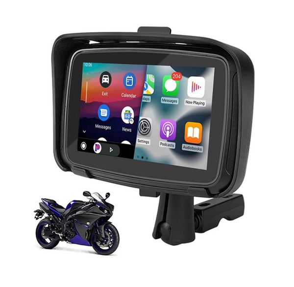 Inch 5 Portable Motorcycle Carplay IPX7 Waterproof Monitor For Wireless Carplay GPS Navigation Moto Screen Android Auto Car Play Video
Inch 5 Portable Motorcycle Carplay IPX7 Waterproof Monitor For Wireless Carplay GPS Navigation Moto Screen Android Auto Car Play Video