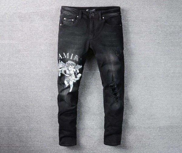 men039s jeans amri ripped pants fashion hip hop clothing version autumn winter high street trendy cupid printed letters large s5530373, Blue
men039s jeans amri ripped pants fashion hip hop clothing version autumn winter high street trendy cupid printed letters large s5530373, Blue